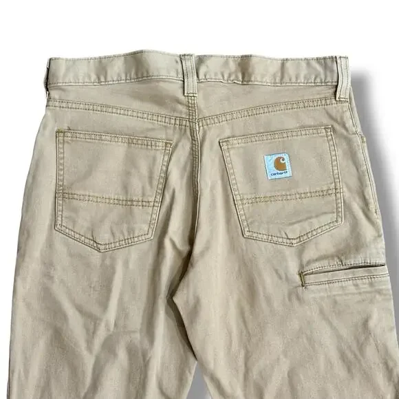 Carhartt Rugged Flex Relaxed Fit High-Rise Rigby 5-Pocket Work Pant 30x32 102517 - Picture 3 of 7